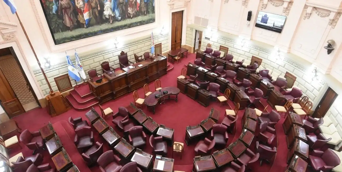 Recinto de la Cámara de Diputados de la provincia de Santa Fe.