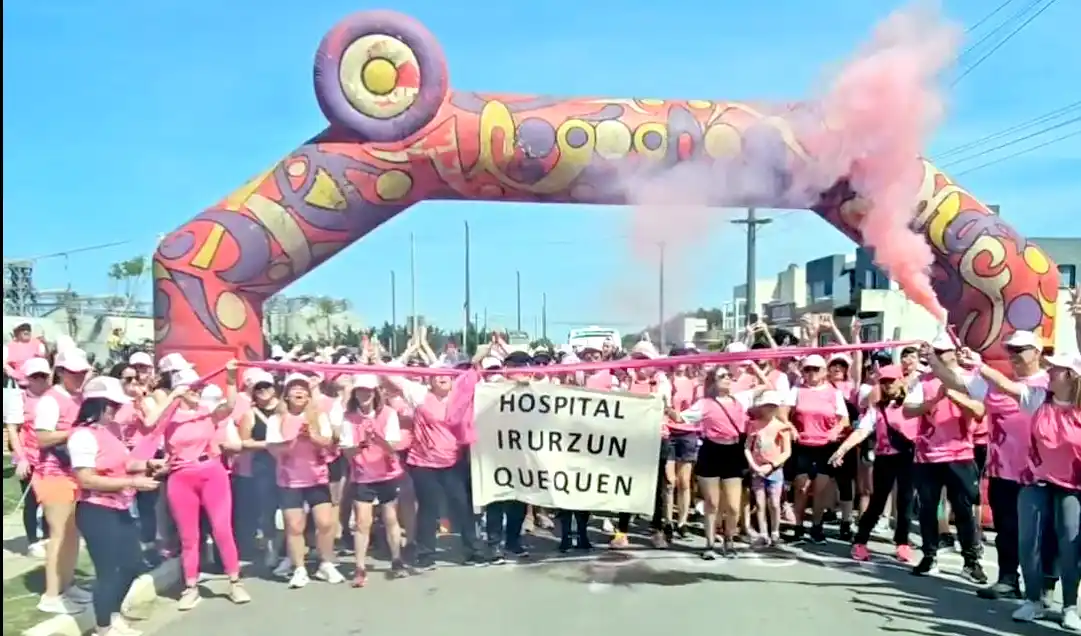 Largada. Gran cantidad de mujeres participaron de la actividad de concientización