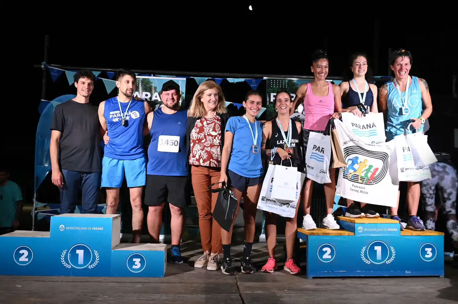 El espíritu deportivo inundó las calles de Paraná con los recorridos de 10k y 4k