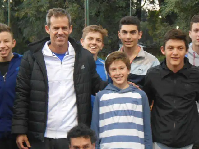  Tenis en Paraná.  Entrenamientos con Coria de jugadores locales