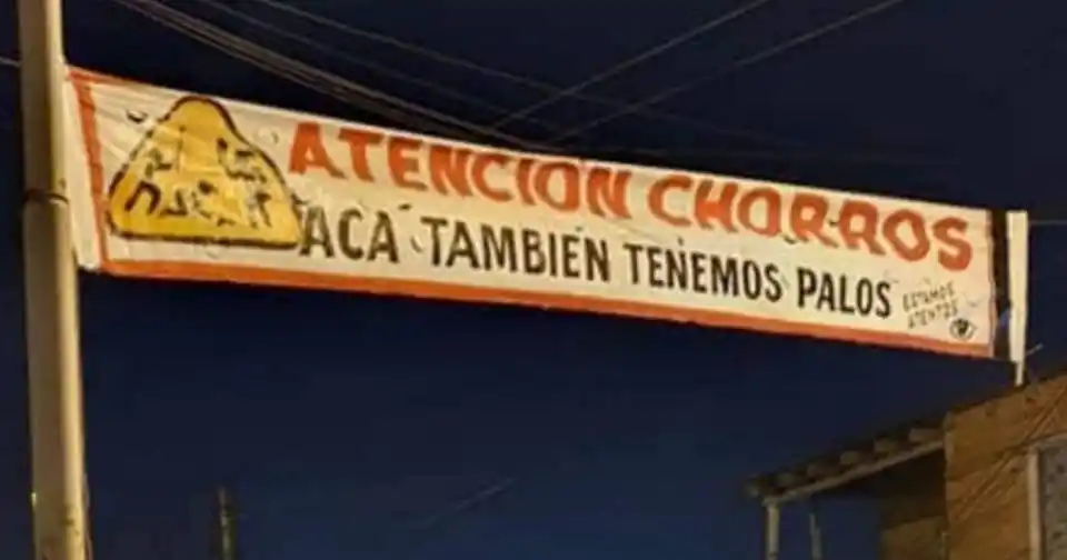 ¿Justicia por mano propia?: Otro cartel que promueve la “autodefensa” contra la delincuencia en La Matanza
