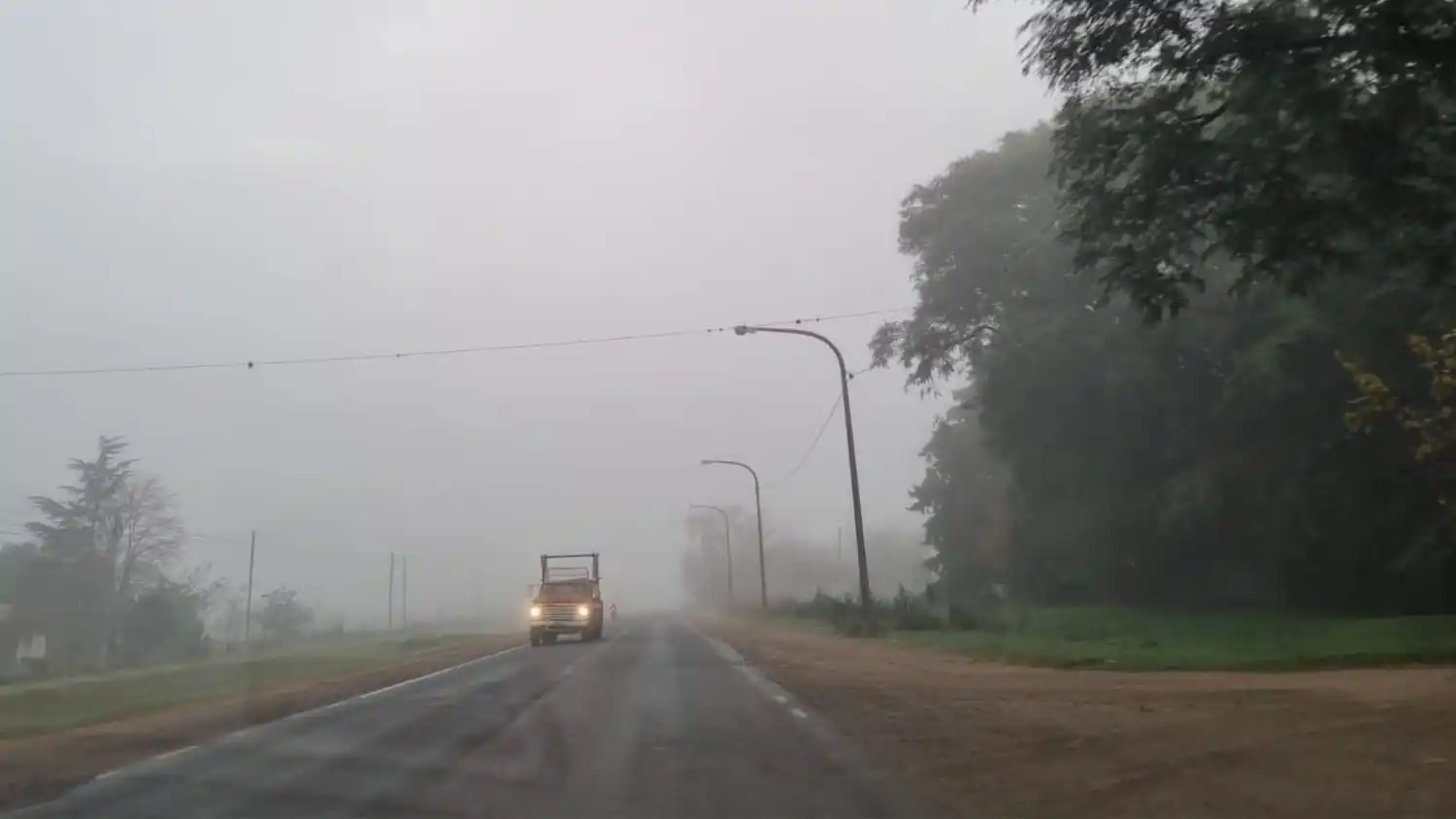 La  niebla podría registrarse en la madrugada y la mañana de este martes.