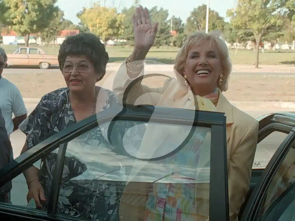 Mirtha Legrand en Necochea en el año 1995.