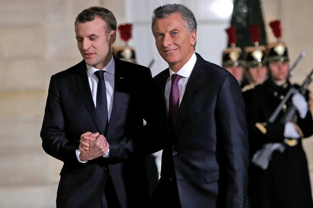 Mauricio Macri se reunió con su par francés, Emmanuel Macron