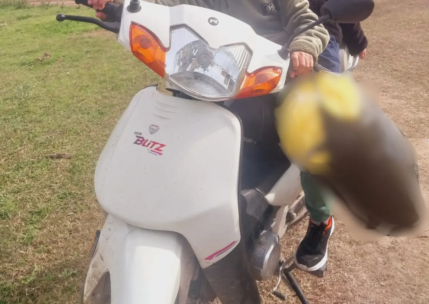 La moto robada es marca Blitz.