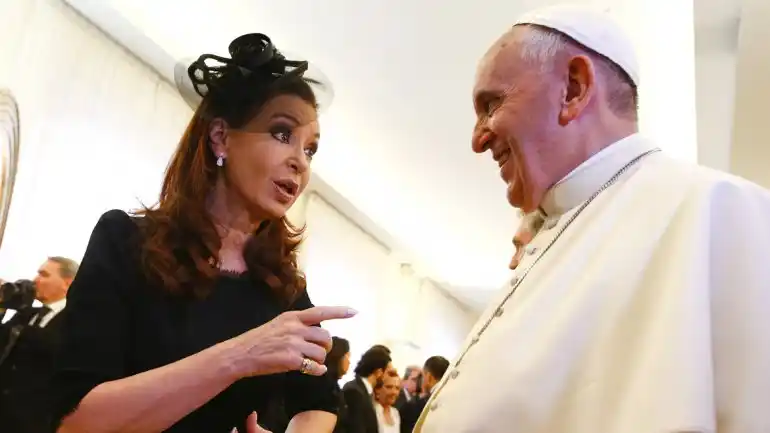Cristina se reuniría en junio con Francisco
