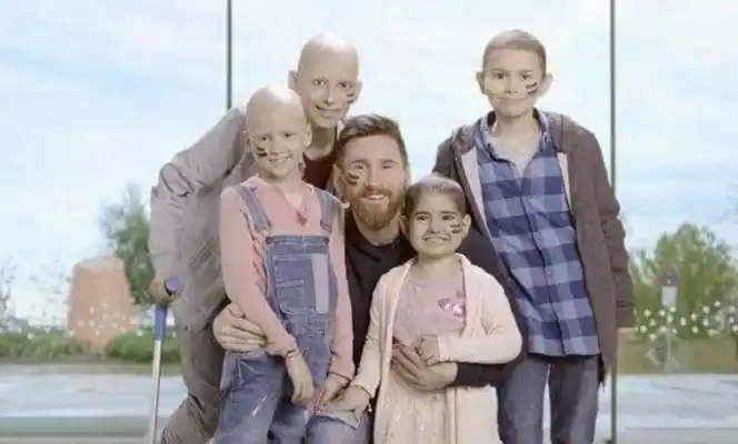 Messi se sumó a la lucha contra el cáncer infantil