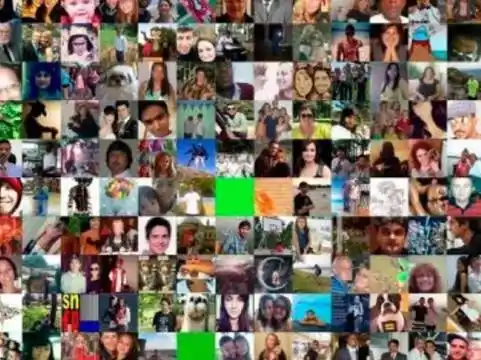 Una argentina creó un sitio donde se ven todas las caras de Facebook