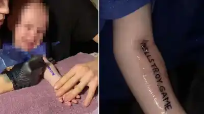 Una pareja tatuó a su bebé de un año para ganar un departamento en el concurso de un influencers