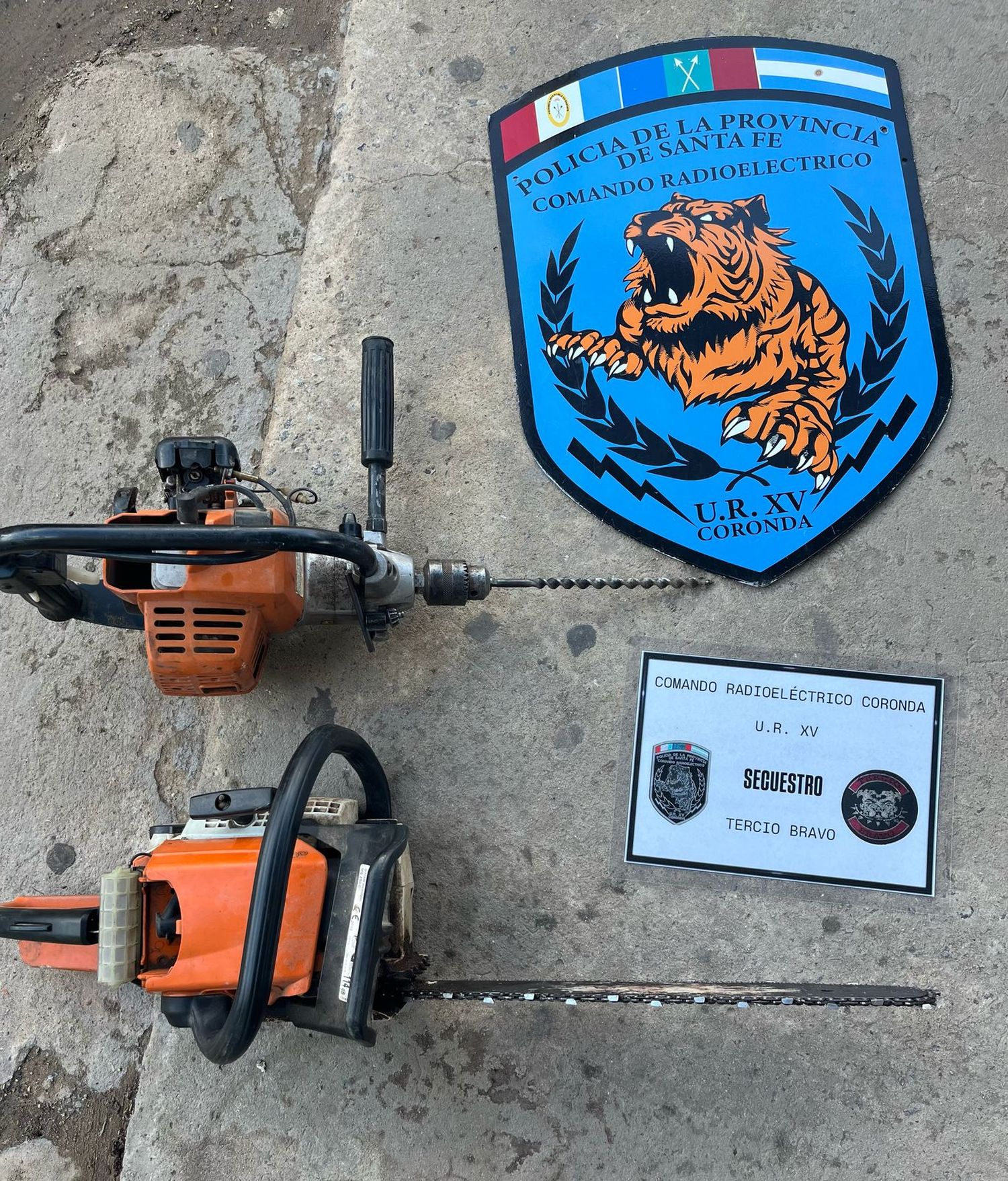 motosierra robada