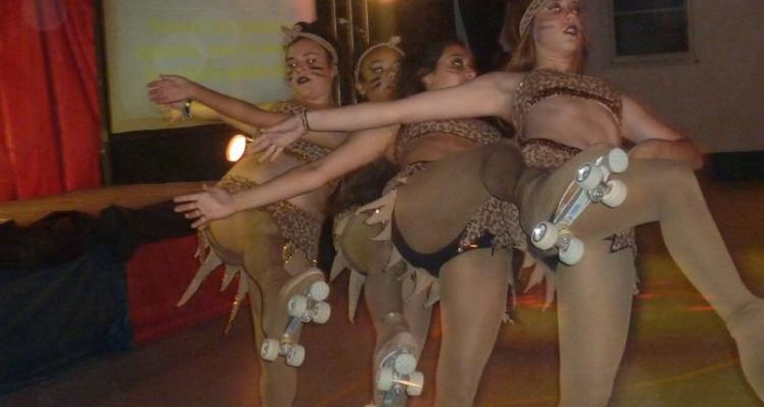 Show de patín  para cerrar el año