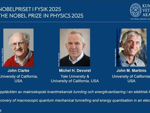 El Nobel de Física premia a tres descubridores del efecto túnel cuántico