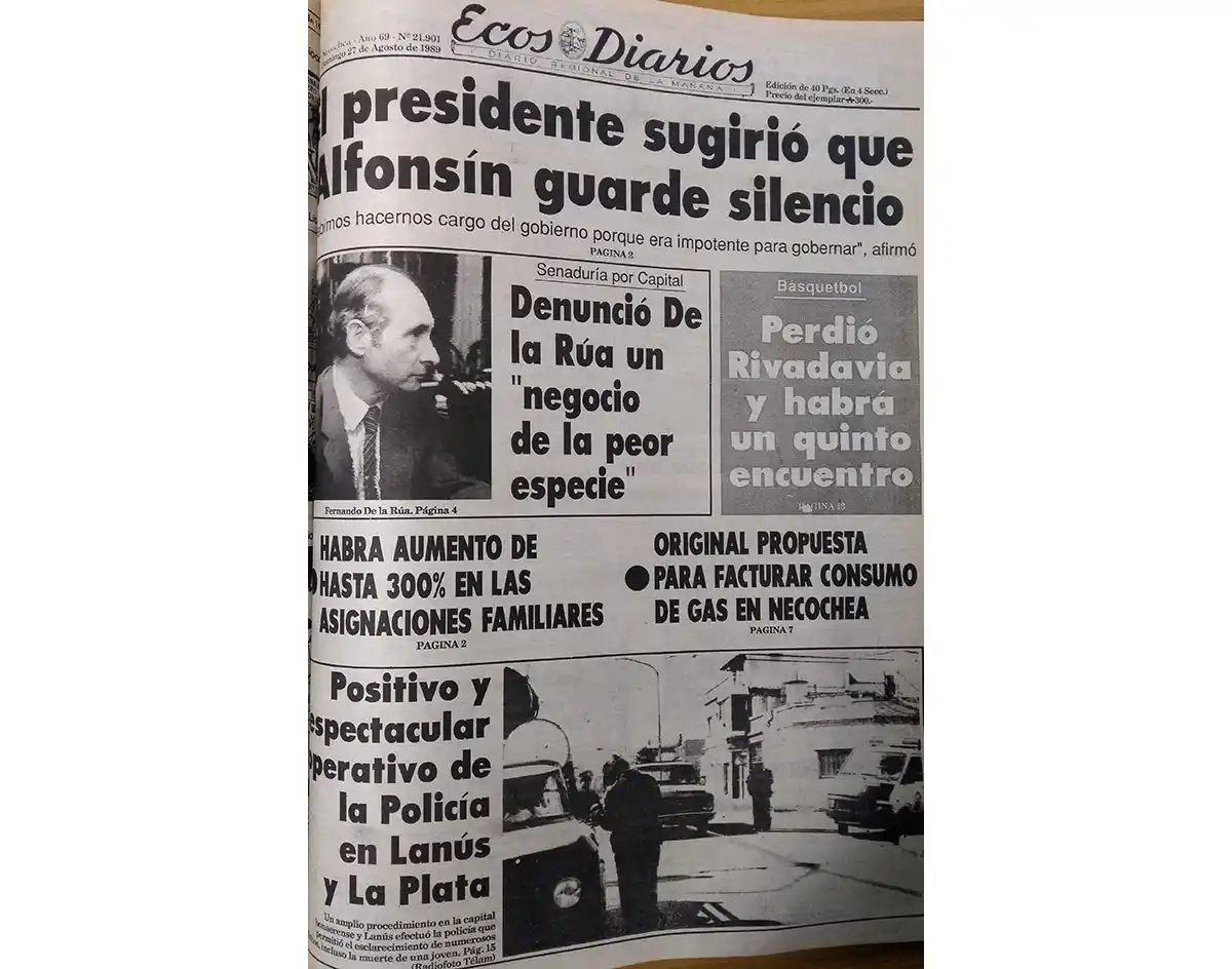 Domingo 27 de agosto de 1989