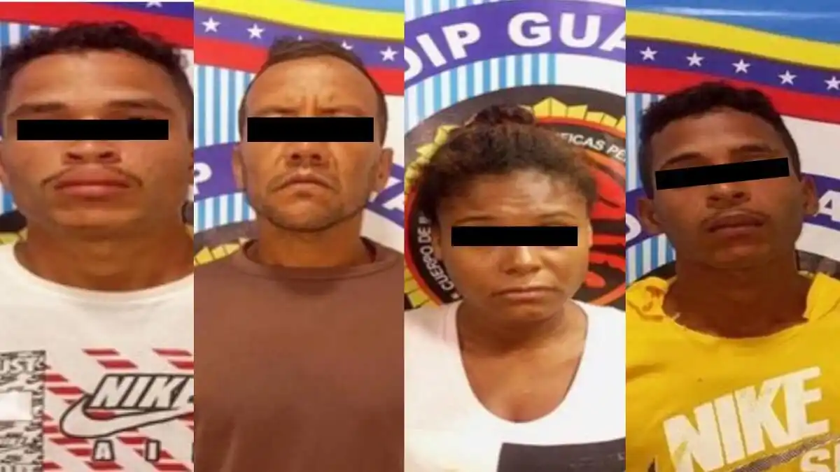 PRESOS LOS SALVAJES que  causaron la muerte de un pequeño de 7 años en Bolívar