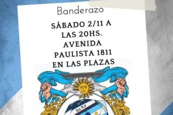 La convocatoria para el banderazo (X)