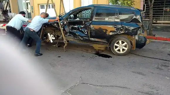 Fatal accidente en una esquina de la ciudad