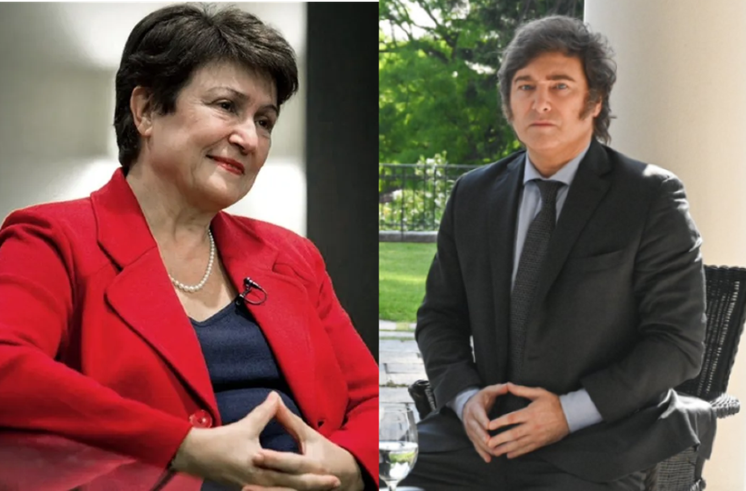 Javier Milei mantuvo su primer contacto con la directora del Fondo Monetario Internacional, Kristalina Georgieva