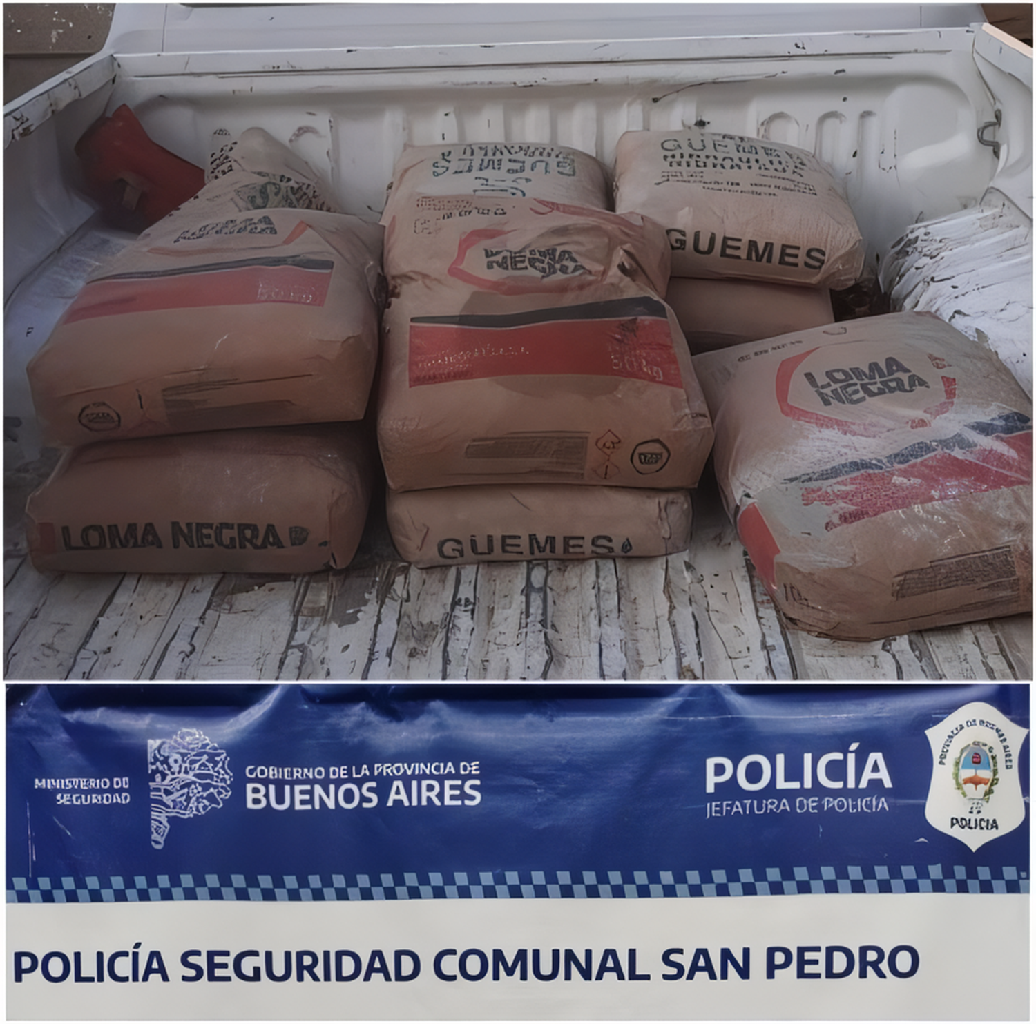 Recuperan en allanamiento materiales robados en obra en construcción