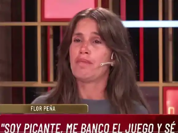 Florencia Peña rompió en llanto tras ser mencionada en el escándalo de Canosa: "Tenemos que frenar esto"