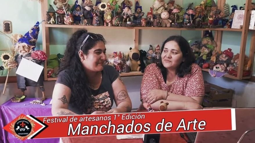Ayelén Villamayor y María José Leiva, organizadoras del evento.