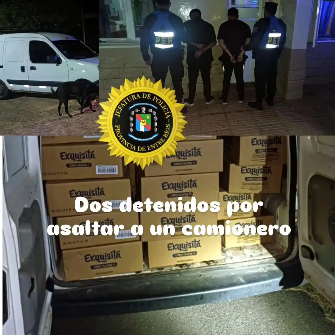 Persecución en Ruta 12 por un botín muy dulce: 1.200 bizcochuelos recuperados