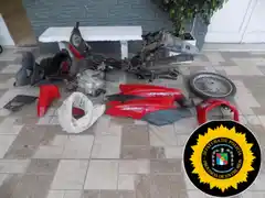 Recuperan motovehículo robado y otros elementos sustraídos