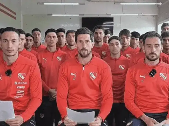 El plantel de Independiente emitió un comunicado y pidió solidaridad.