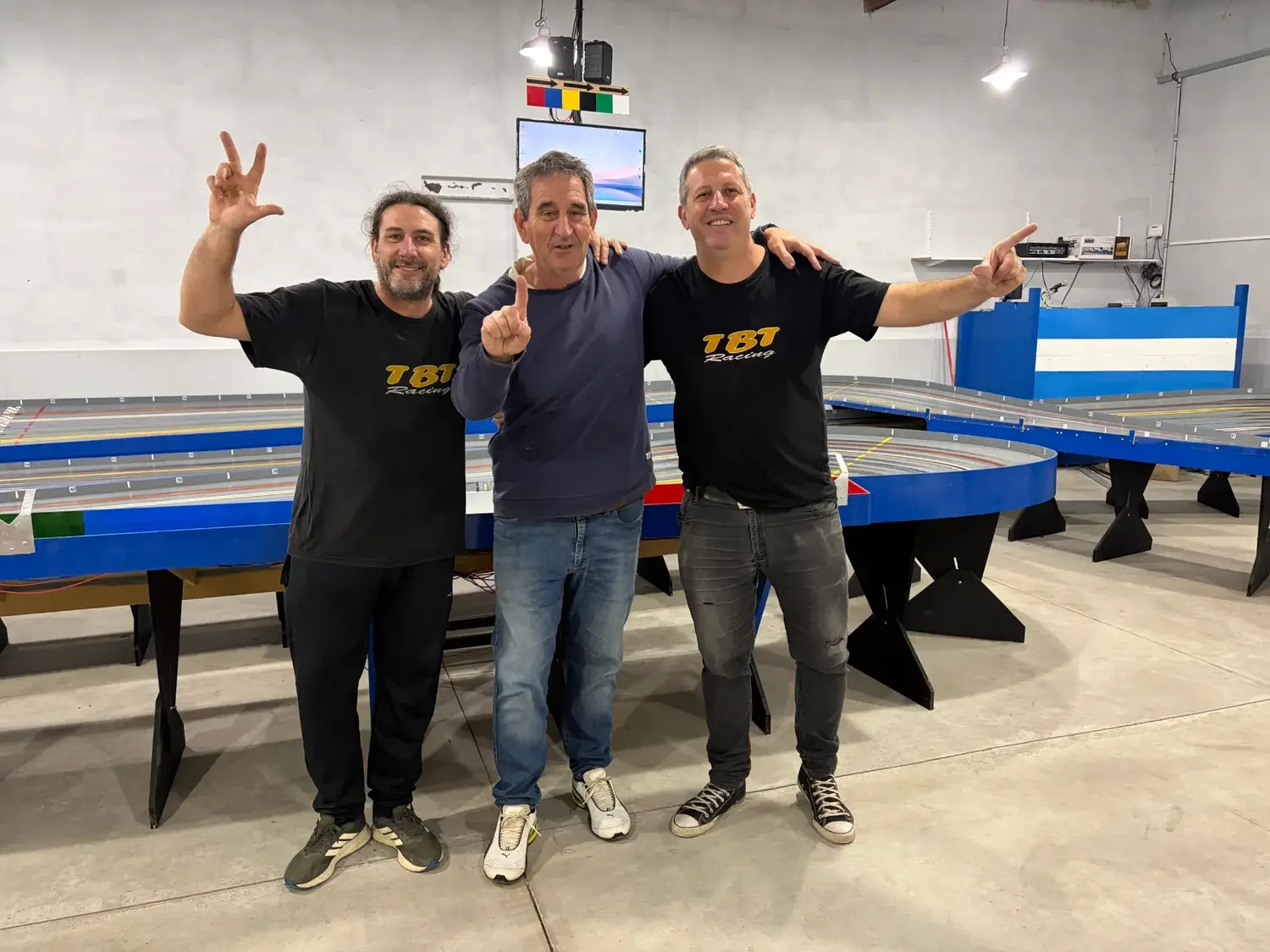 El podio de la Sport Blindado en Cañada Rosquín. Foto: Prensa Automodelismo