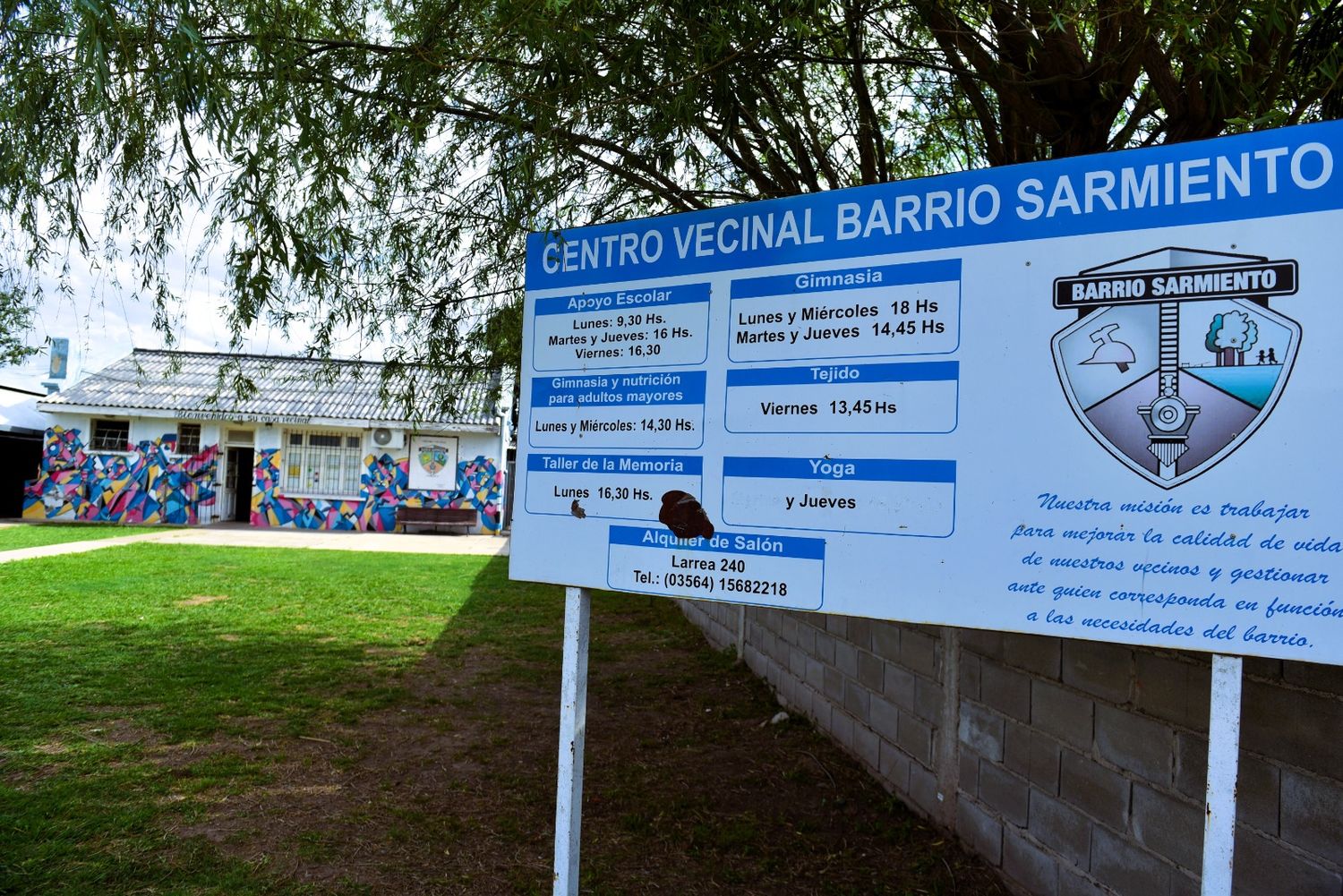 Barrio Sarmiento, pionero en acciones que cuidan el medio ambiente.