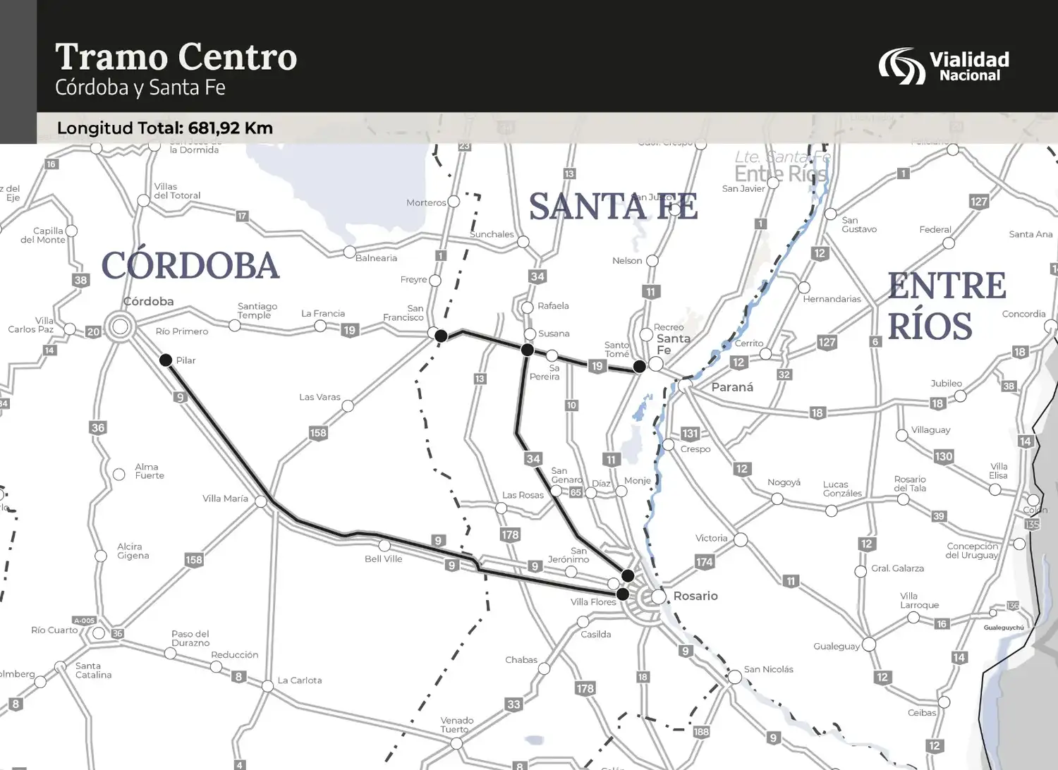 El Gobierno nacional adjudicó la concesión de la Ruta 34 en el marco de la Etapa III de la Red Federal de Concesiones - 5