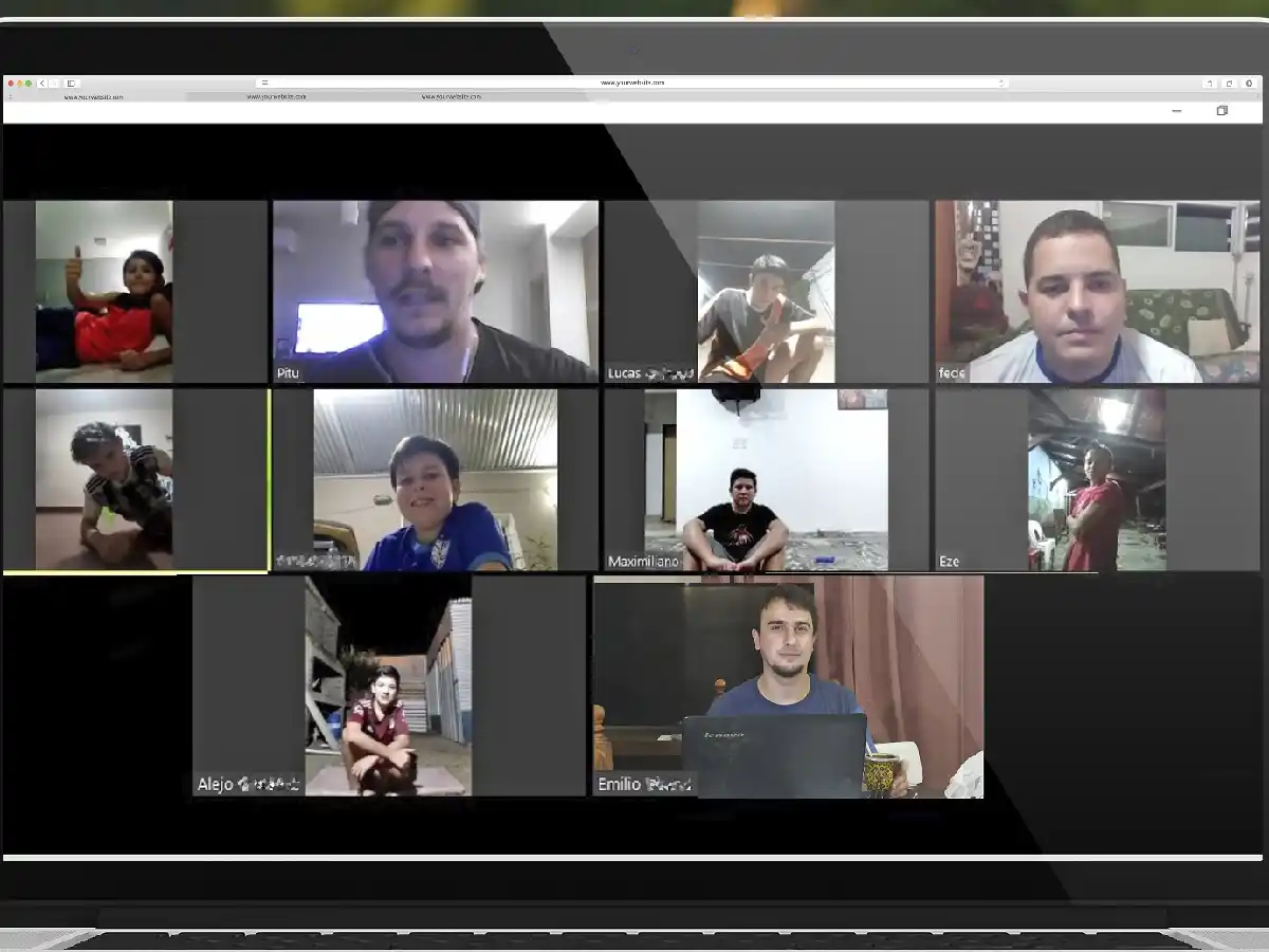 Ellos también entrenan de manera virtual