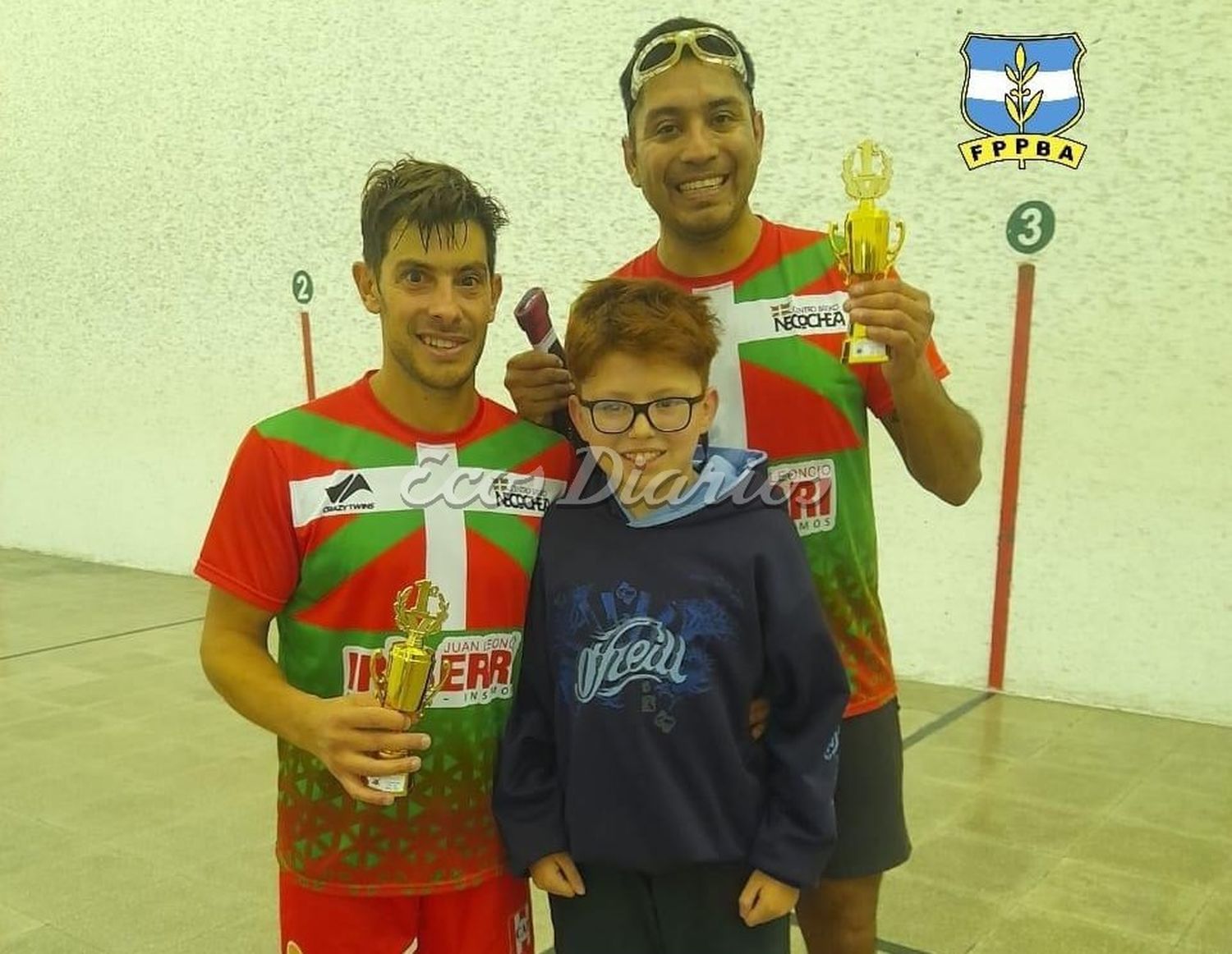 Campeones de 4ta categoría. Agustín Rodríguez e Ignacio Saide