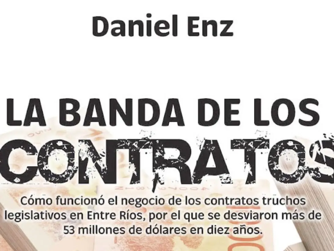A fines de abril saldrá La banda de los contratos, el nuevo libro de Daniel Enz