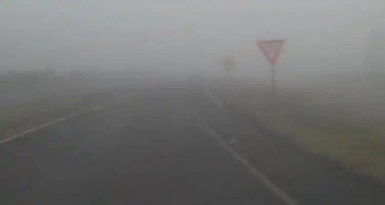 Por la niebla, piden que los vehículos que circulen por los accesos “lo hagan con precaución”