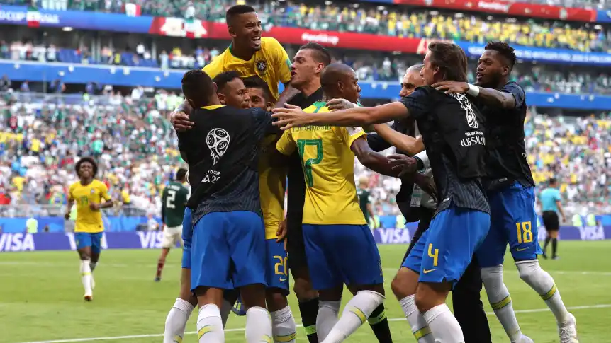Brasil le ganó a México y se metió en cuartos