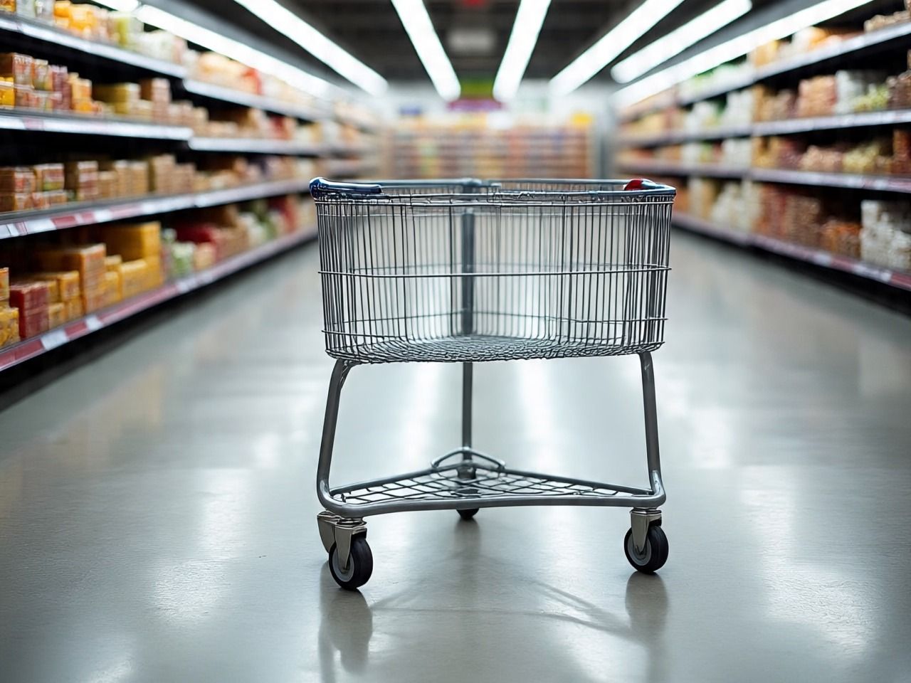 Detienen a un hombre por robar un "carrito" en supermercado