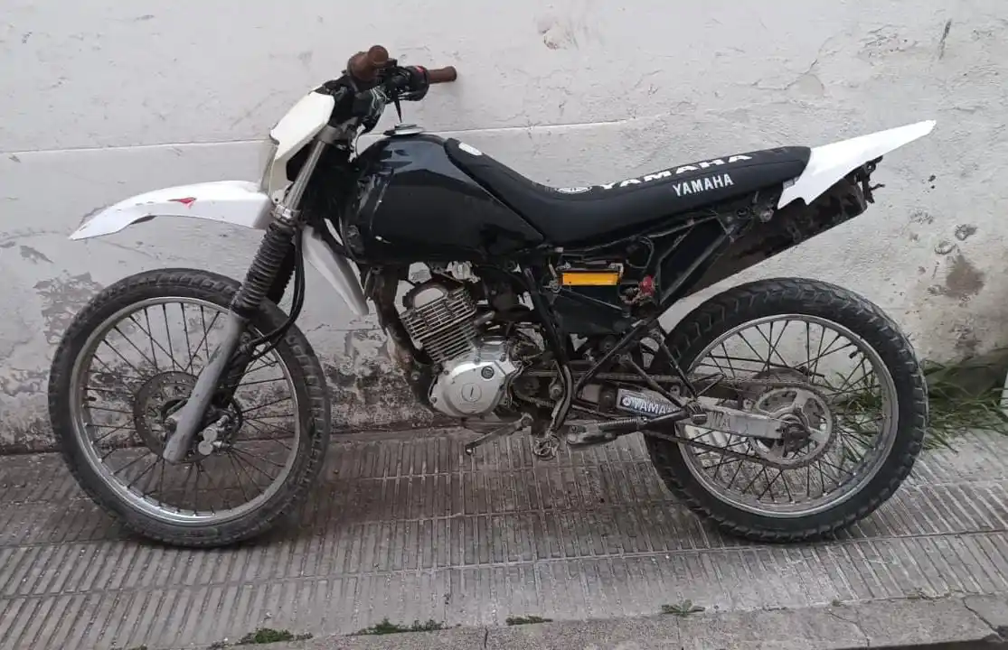 La moto encontrada