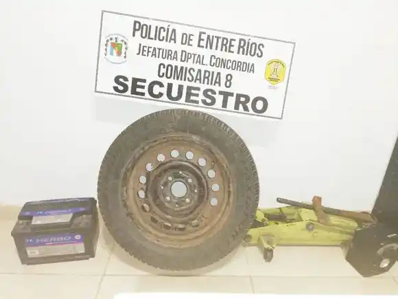 Detenidos, con varios elementos robados