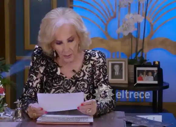 Mirtha Legrand despidió conmovida a Mila, la nieta de Cris Morena y Gustavo Yankelevich
