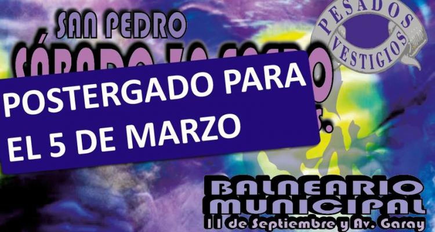 La Renga en San Pedro: Postergaron el show para el 5 de marzo