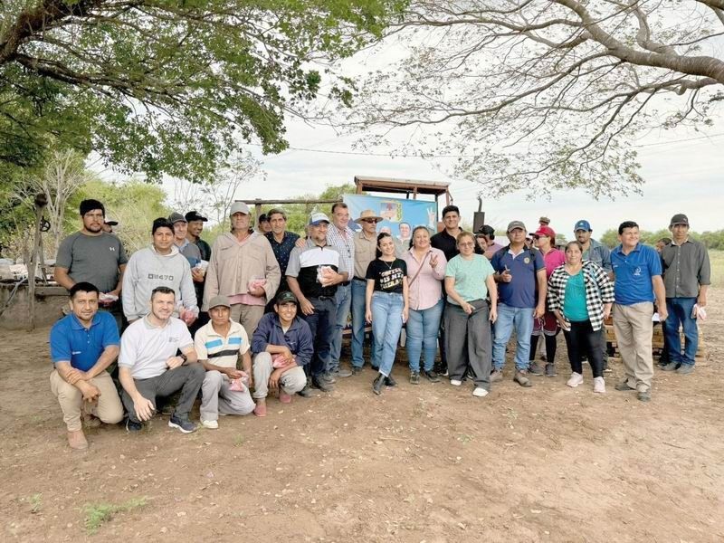 Lanzaron la siembra de primera de maíz
y cucurbitáceas en paraje Teniente Brown