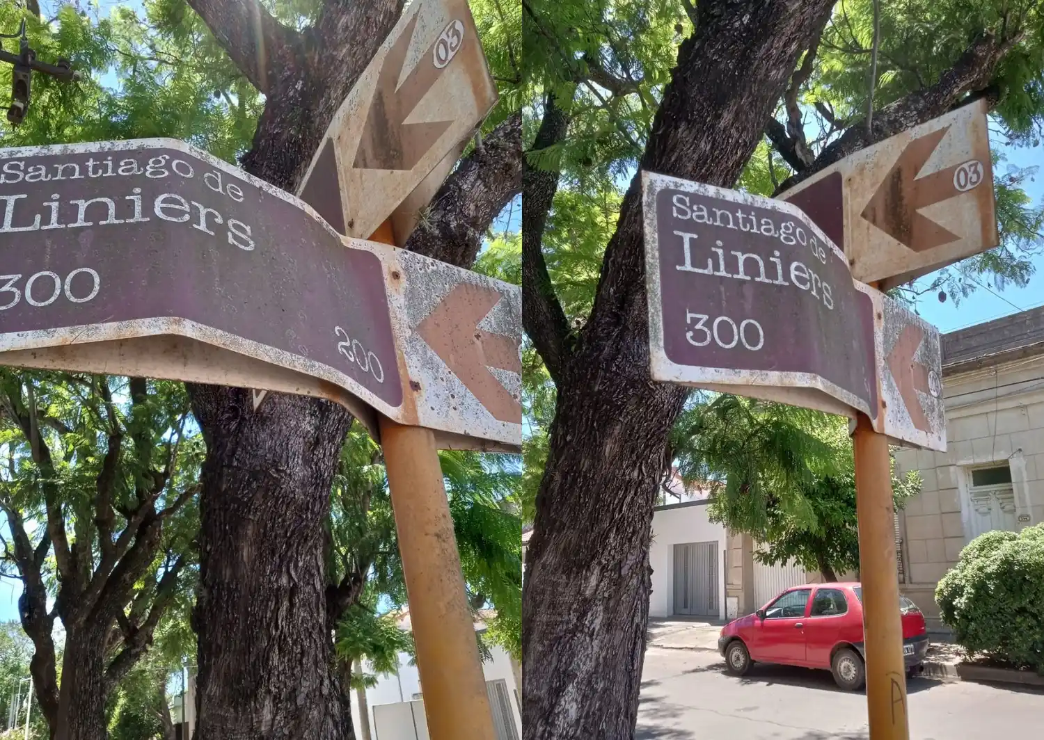 “Estos son los carteles indicadores de calles que tenemos”