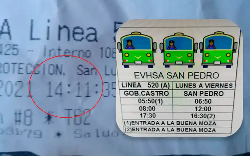 Reclamo por horarios de colectivo: “¿Cómo hago para ir la escuela?”