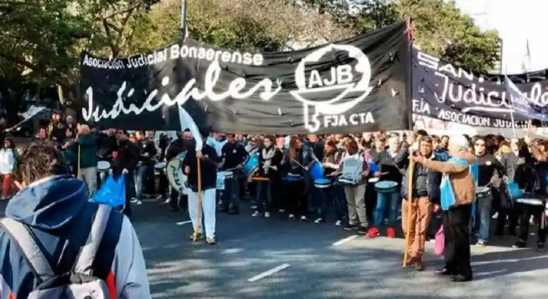 Nuevo paro de judiciales bonaerenses