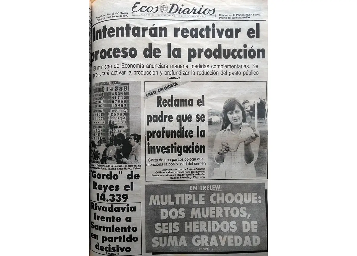 Domingo 14 de enero de 1990