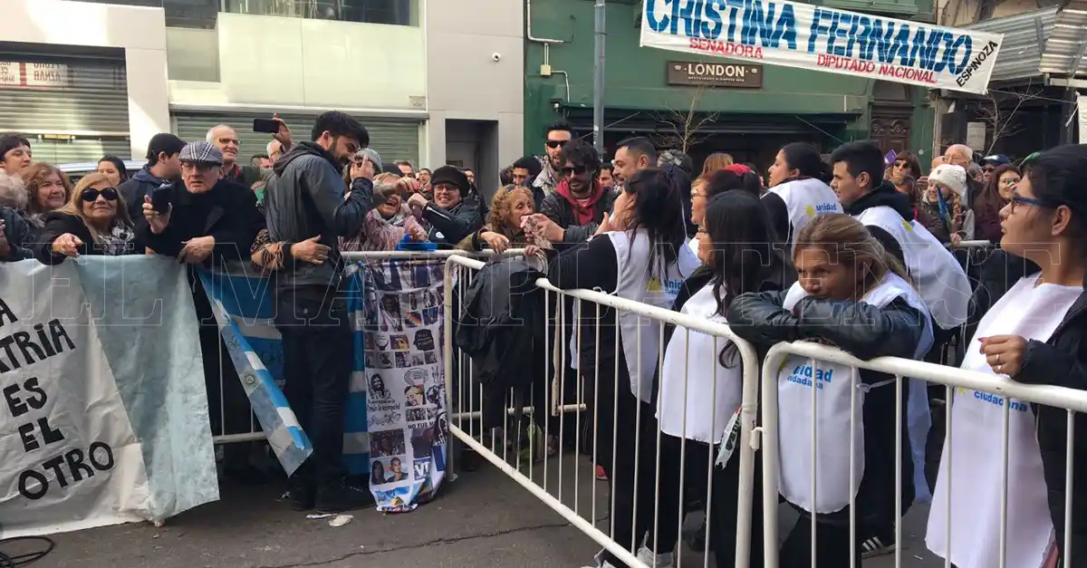 Referentes de Unidad Ciudadana presentes en el acto de Cristina