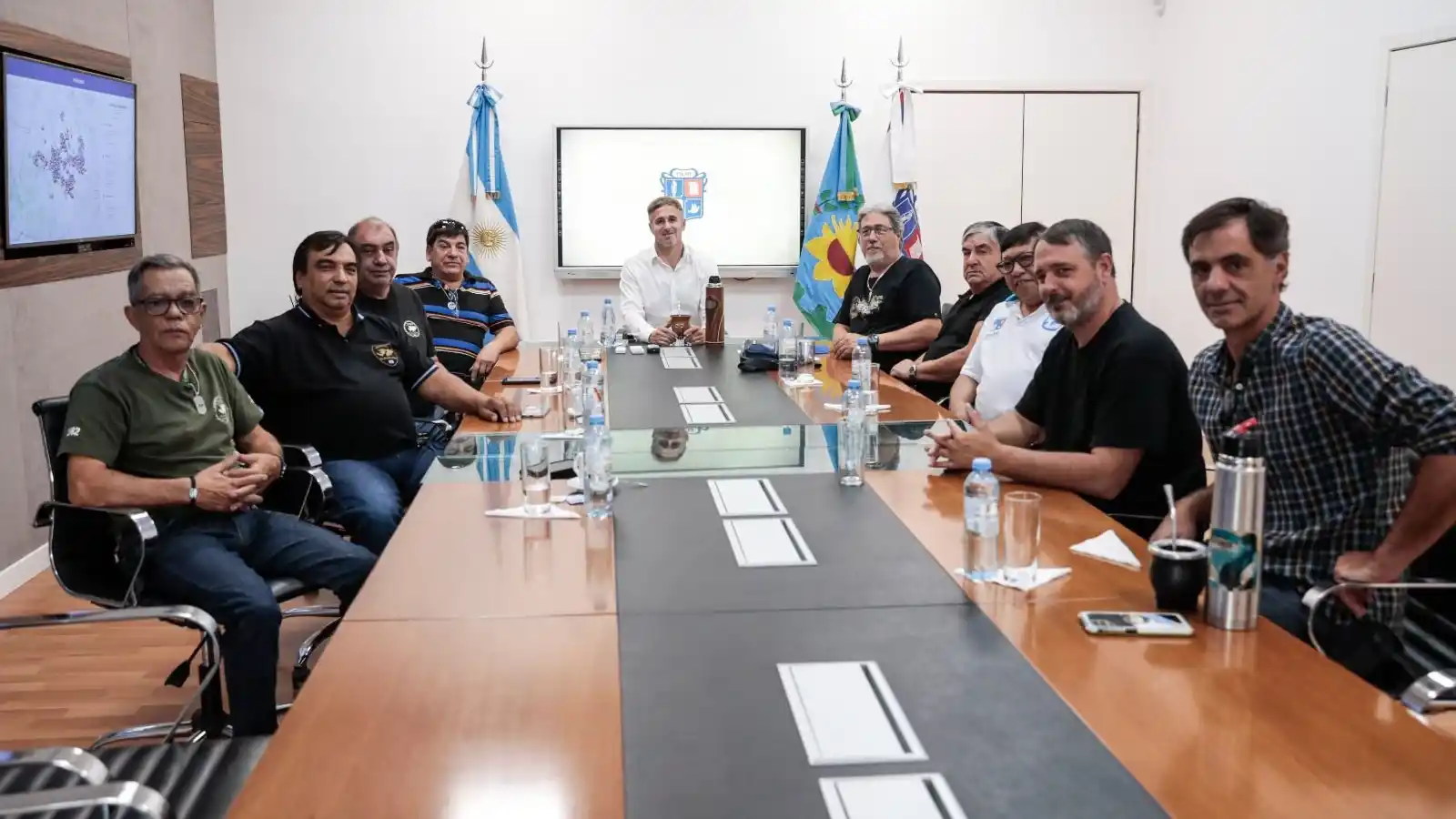 Federico Achával se reunió con veteranos de Malvinas