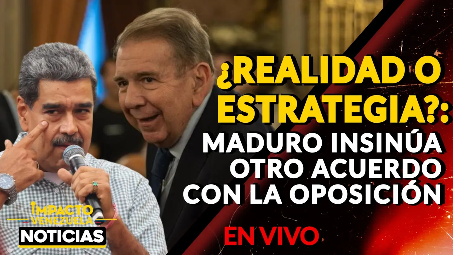 ¿REALIDAD O ESTRATEGIA? Maduro insinúa otro acuerdo con la oposición- VIDEO