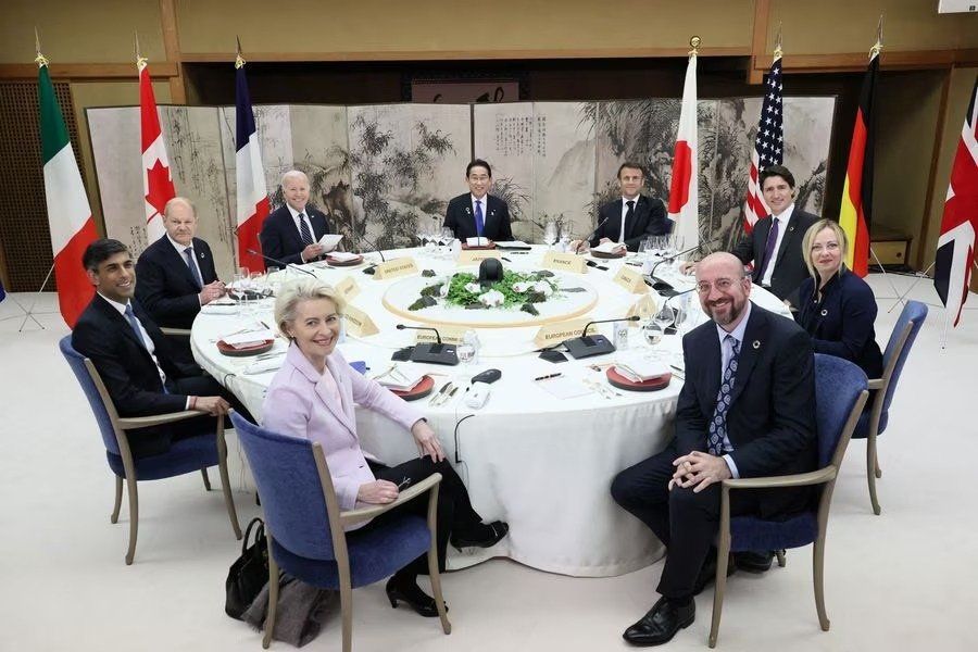 Líderes del G7 anuncian nuevas sanciones para “asfixiar la maquinaria de guerra de Rusia”