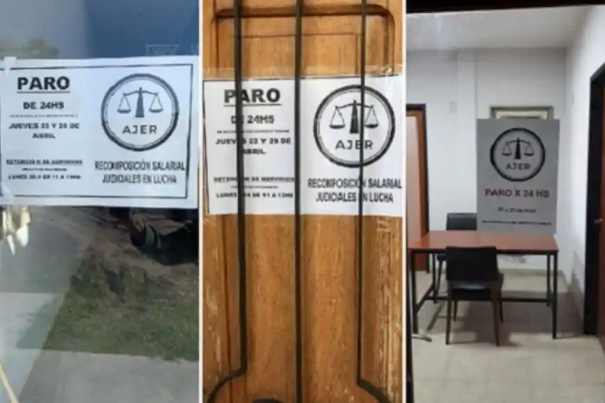 Afirman que el 90% de trabajadores de la Justicia acató el paro